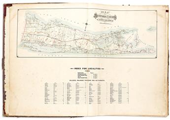 (NEW YORK -- LONG ISLAND.) E. Belcher Hyde. Atlas of Suffolk County Long Island, New York... Volume 1: South Side/Ocean Shore.